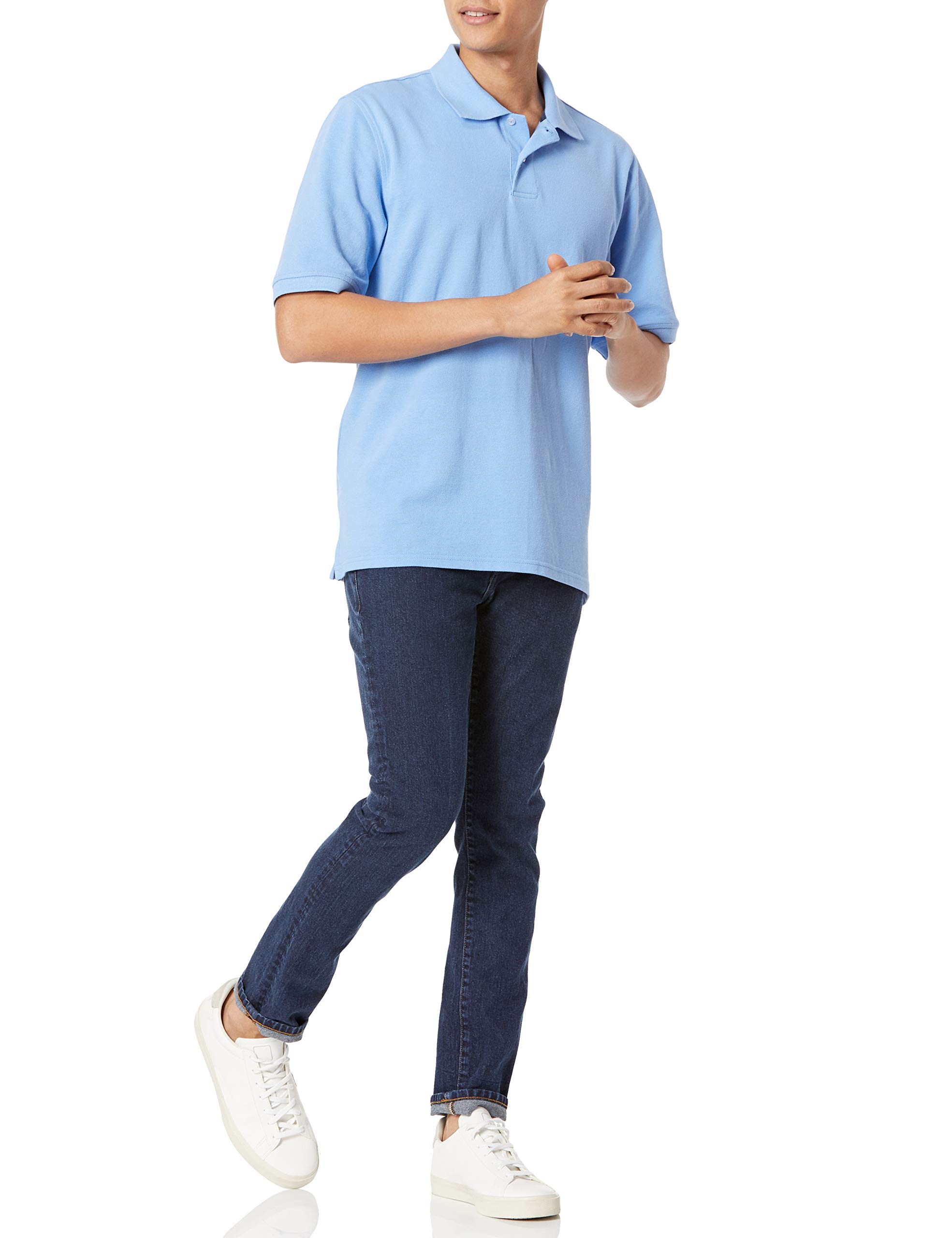 Amazon Essentials Polo in Cotone piqué dalla vestibilità Regolare (Disponibile nelle Taglie Big & Tall) Uomo