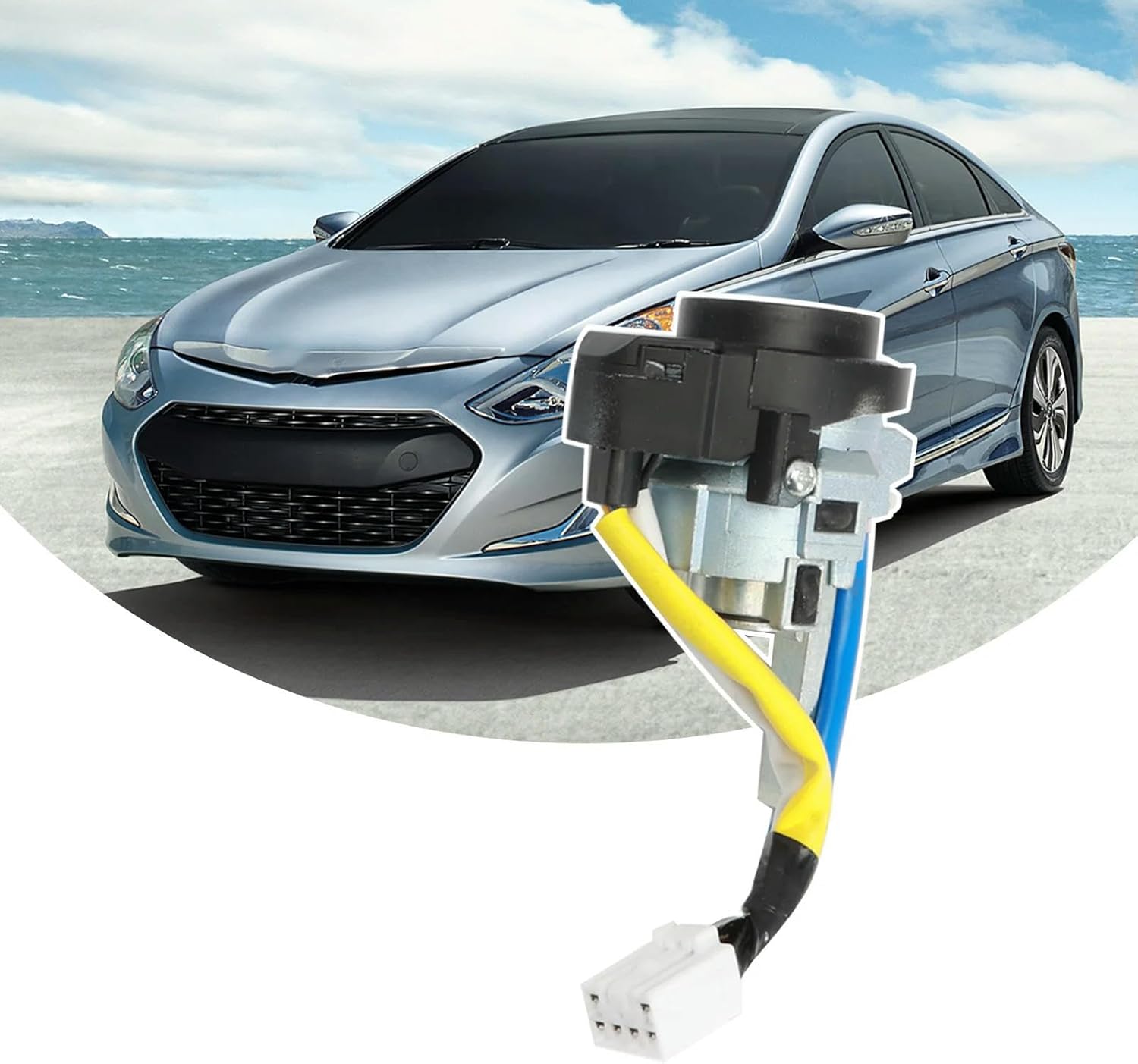 Car Ignition Lock Cylinder with 2 Keys 81991-35240 81900-D5b00 Car Accessories for Kia Optima Seltos 2019-2023