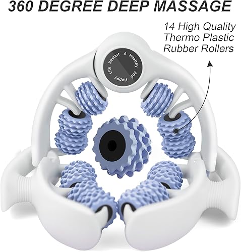 Miniatura 6 de COSTWELL Masajeador de celulitis, rodillo muscular removedor de celulitis, masajeador de tejido profundo de 360° para piernas, cuello, pantorrillas