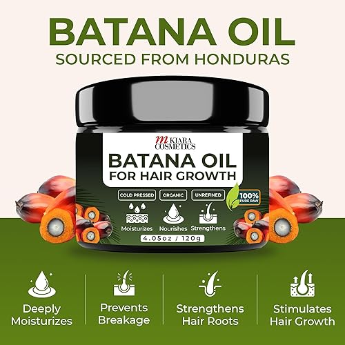Miniatura 8 de M Kiara - Aceite de batana crudo de Honduras (4.05 onzas)  Aceite de batana sin refinar para el crecimiento del cabello  Aceite de batana hondureño