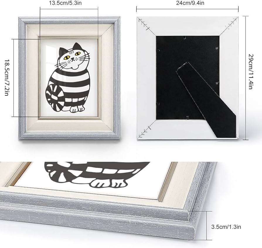 Amazon.co.jp: リサラーソン フォトフレーム 木製 写真立て 木目調