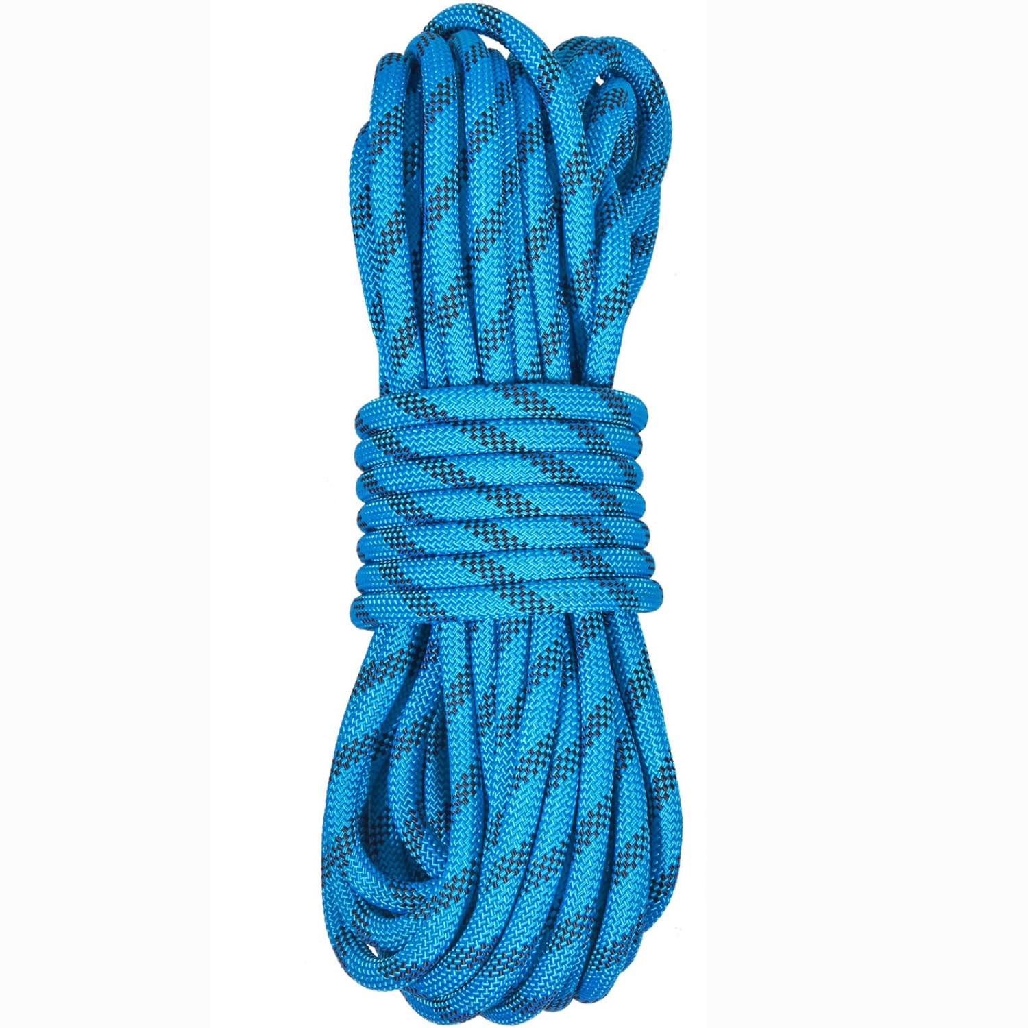 Polyamide Nylon Climbing Rope (Blue, 10 mm, 50 mtr) High Strength Outdoor Rope for Rock Climbing Hiking Camping Swing 21KN Breaking Strength