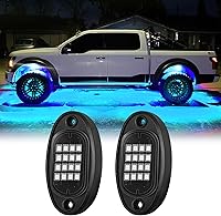 Vista 7 de 1 Cápsula de Repuesto para Cápsula Dañada para Luces de Roca LED RGB Segmentadas de 12v Luz Inferior Multicolor Impermeable de Neón para Jeep