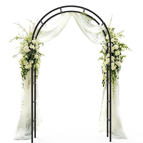 Metal Garden Arch Trellis for Climbing Plants, 94.5" H x