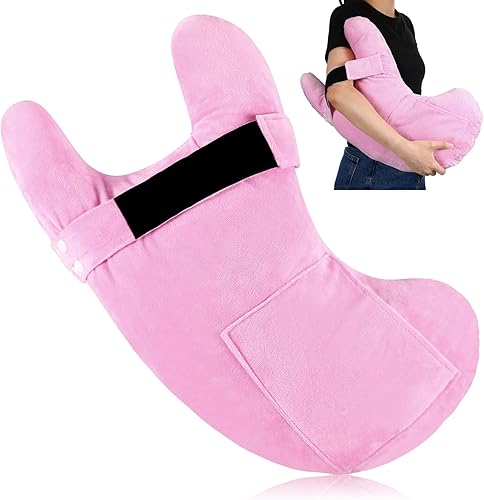 Miniatura 8 de TrelaCo Almohada para aliviar el dolor de hombro ajustable para alivio de la presión del brazo del hombro (violeta)