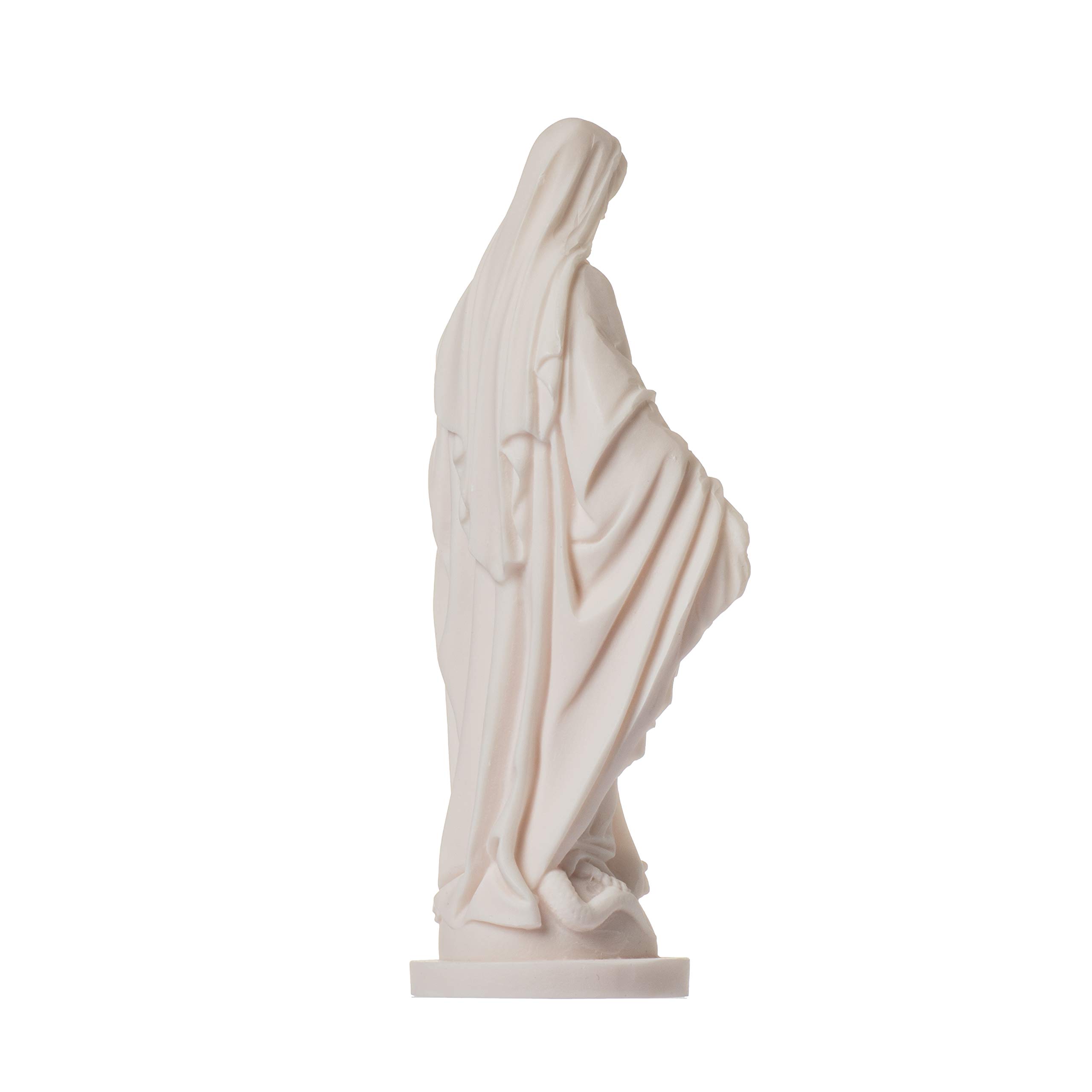 BeautifulGreekStatues Jungfrau Maria Statue Madonna Alabaster 22,9 cm