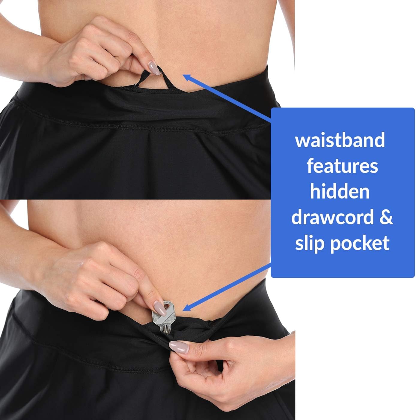 HDE Womens Plus Size Skort Skirt with Bike Shorts Active Golf Swim Skirt Pockets : Sports & Outdoors