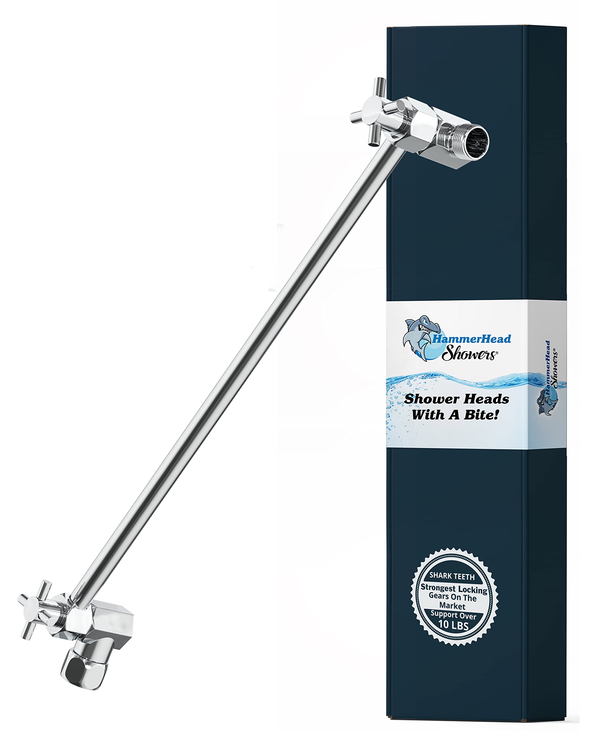 Buy HammerHead Showers 16 Inch Long Adjustable Shower Arm — Featuring
