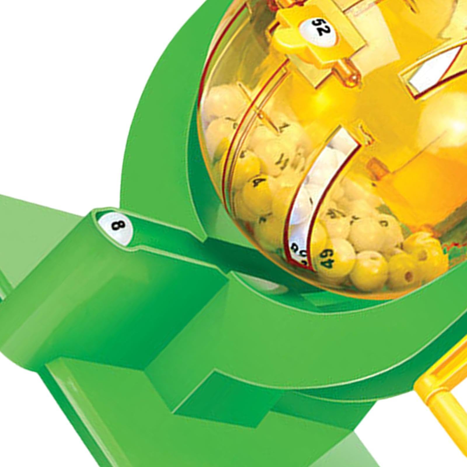 Máquina de Lotería Bingo Juego con 75 Bolas Numeradas Juguete de Jaula Creativa para Interacción Familiar Práctica Educativa y Adecuado para