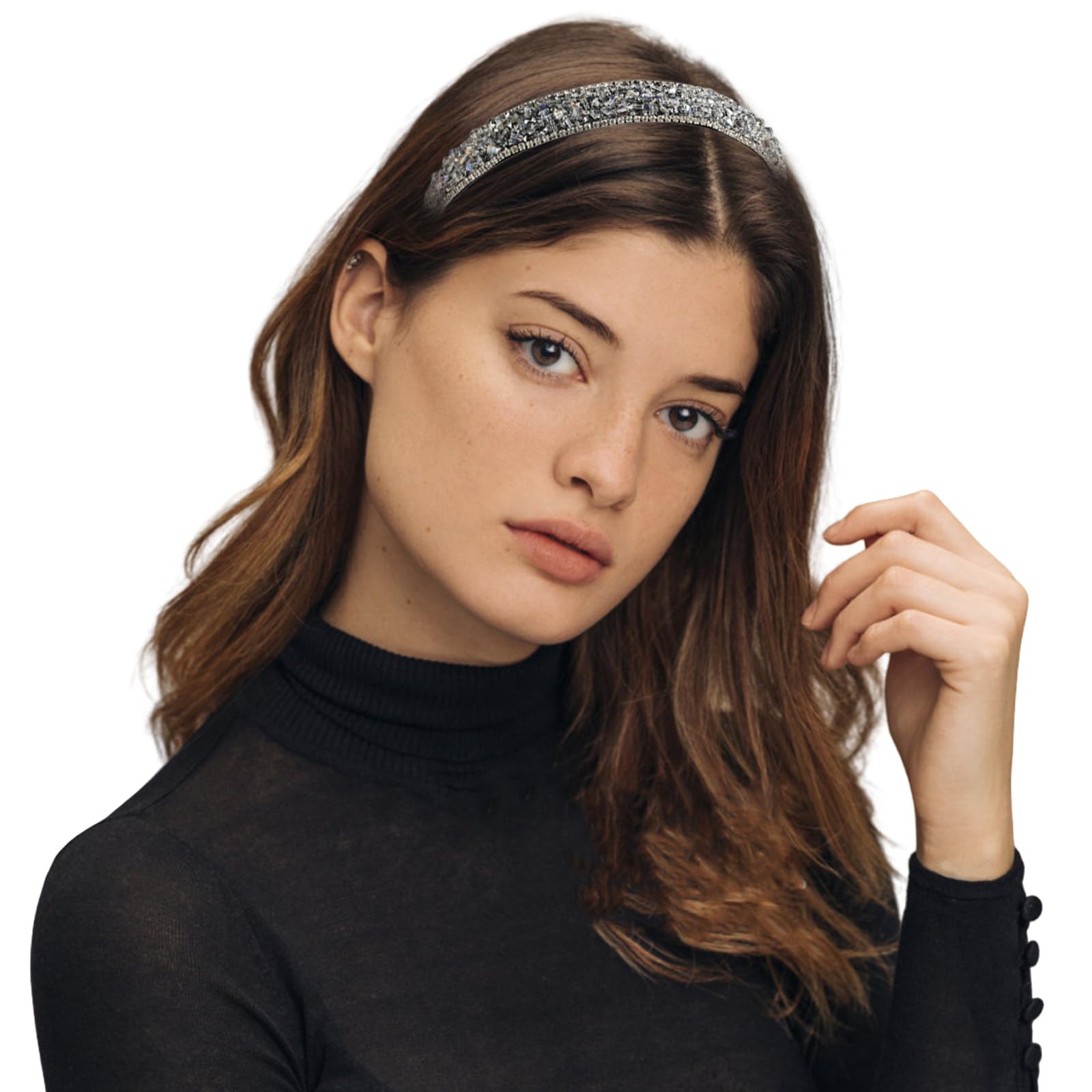 Headbands for Women's Hair Pearl Headbands Hair Styling Accessories Cute White Wedding Bridal Rhinestones Hairbands Women 2218 - Image 4
