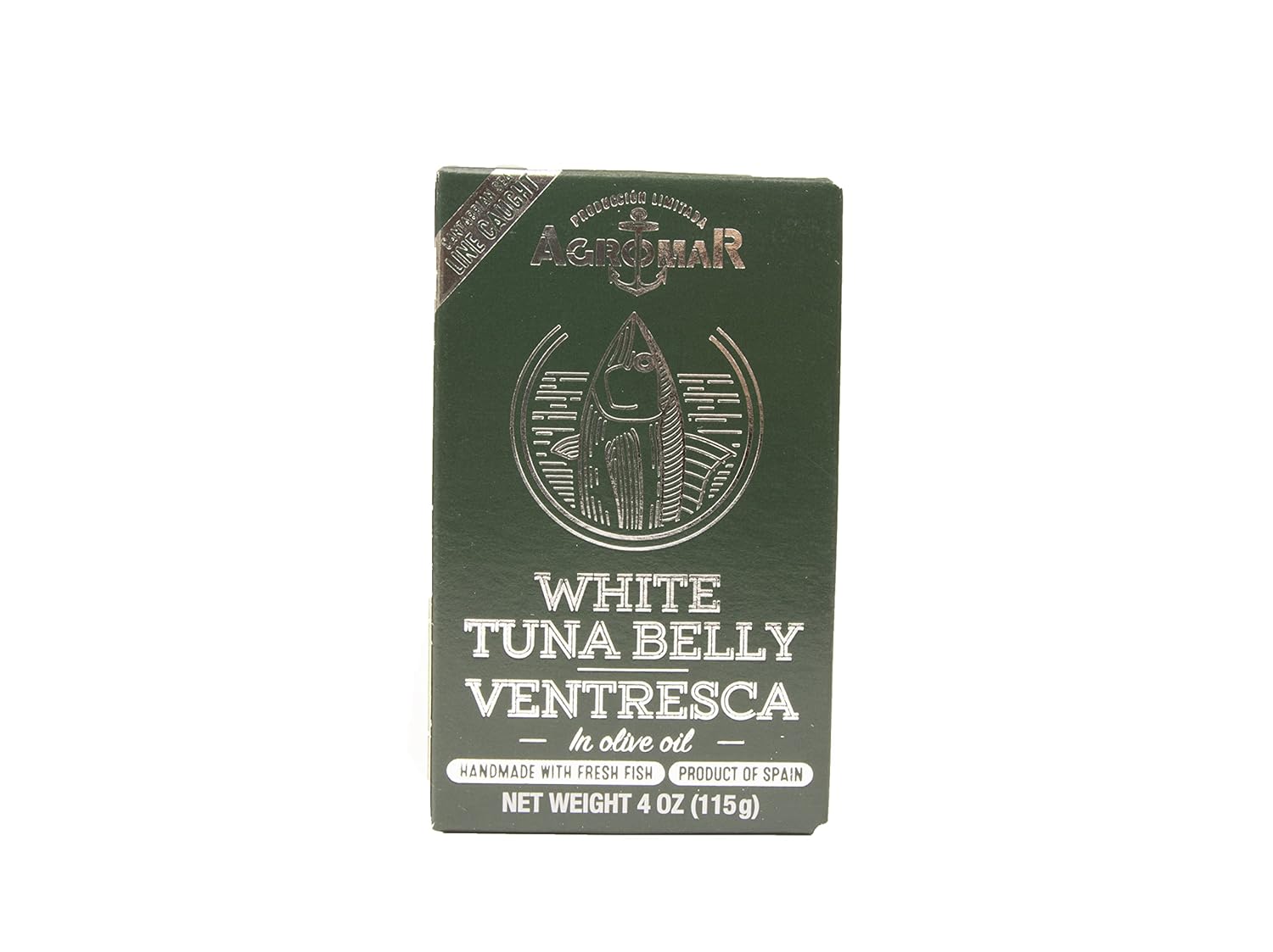 Agromar's White Albacore Tuna Belly in Olive Oil - 4 oz (115 g) / each, pack of 3