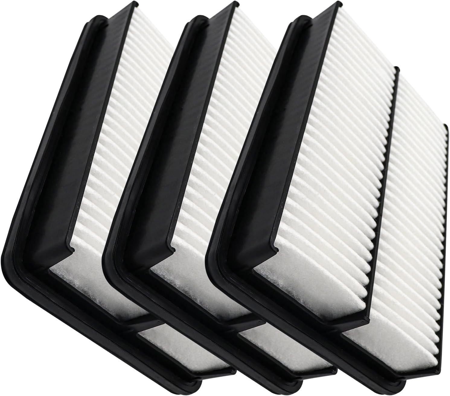 4Pcs Engine Air Filter CA10086, Fit for 2005 2006 2007 2008 2009 Hyundai Tucson, 2005 2006 2007 2008 2009 2010 Kia Sportage L4 2.0L V6 2.7L 28113-08000