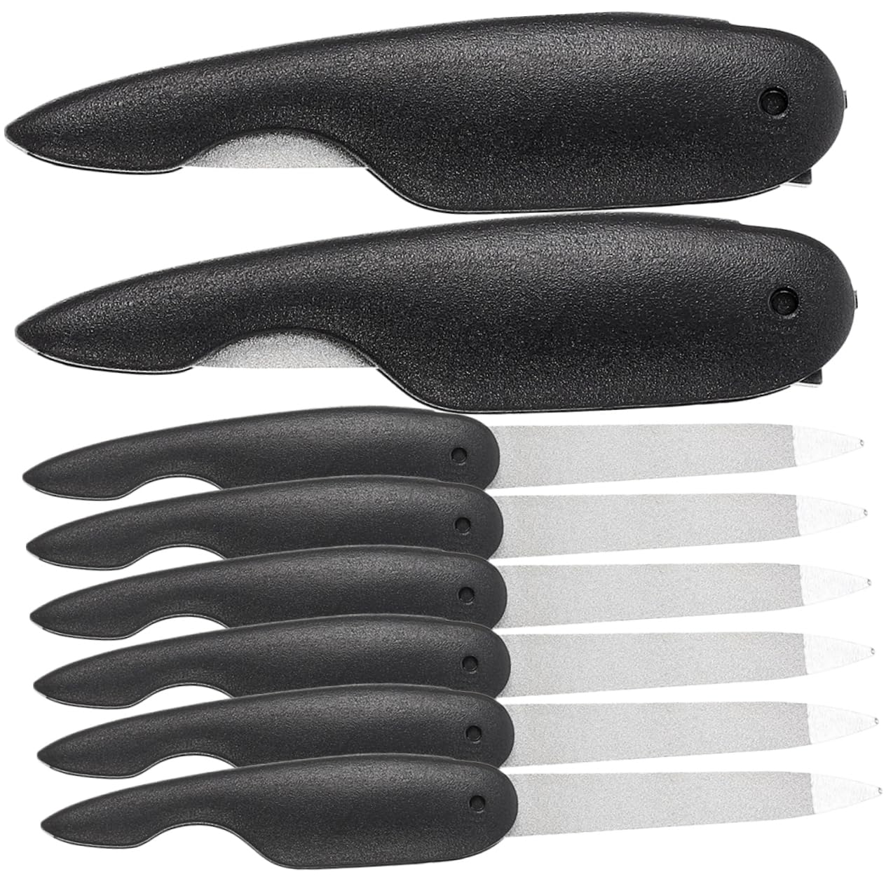 FRCOLOR 40pezzi Unghie Pieghevoli Strumenti Portatili Per Manicure Pratici e Compatti Per Rifinire e Modellare Unghie Movimento