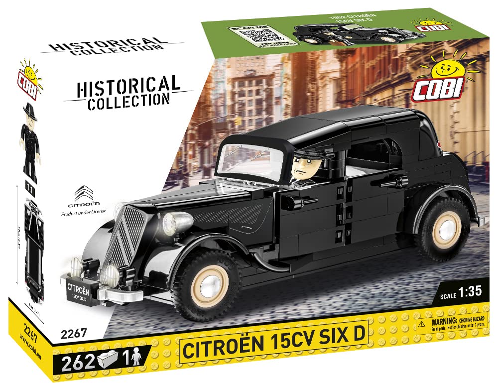 Amazon.com: Cobi toys 262 Pcs Hc WWII /2267/ Citroen 15Cv Six D