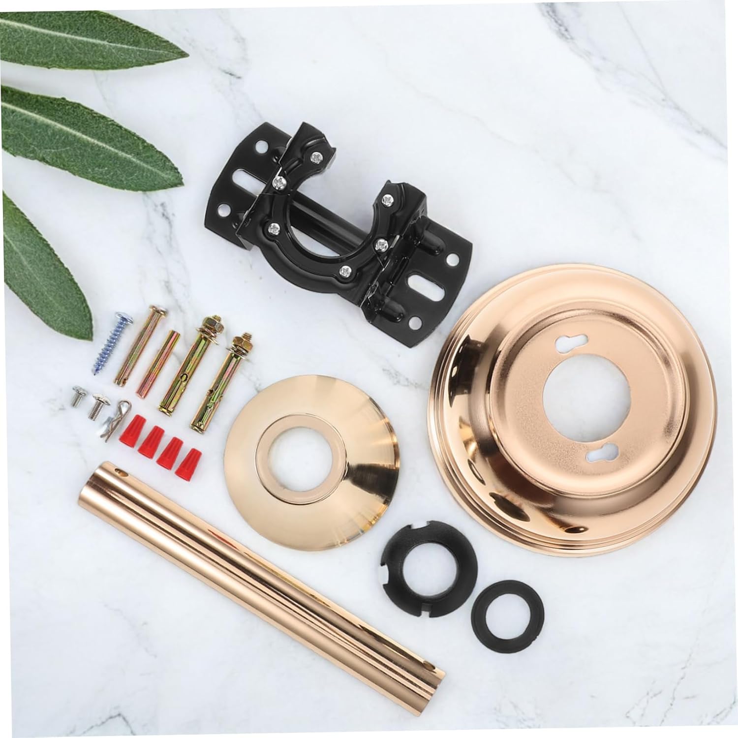 1 Set Ceiling Fan Mounting Bracket Kit Ceiling Fan Mount Adapter Parts Accessories for Home Bedroom Decor