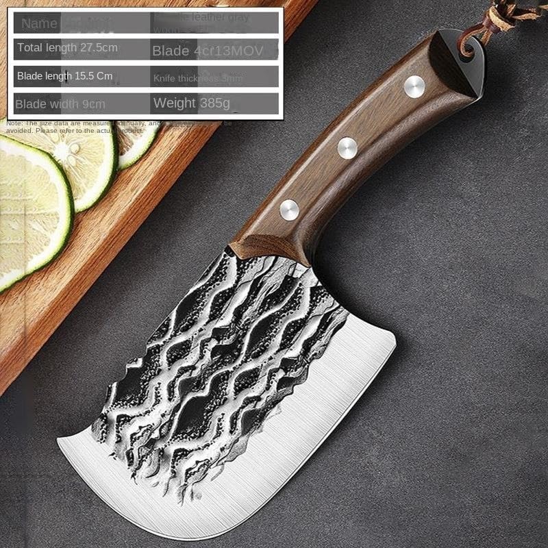 Meat Cleaver,Cleaver Knife Forged Chopper Dual Purpose Splitting Knife Specialized Butcher's Knife Meat Chopper Boning Knife Meat Cutting Knife, LAMAJIGA5844