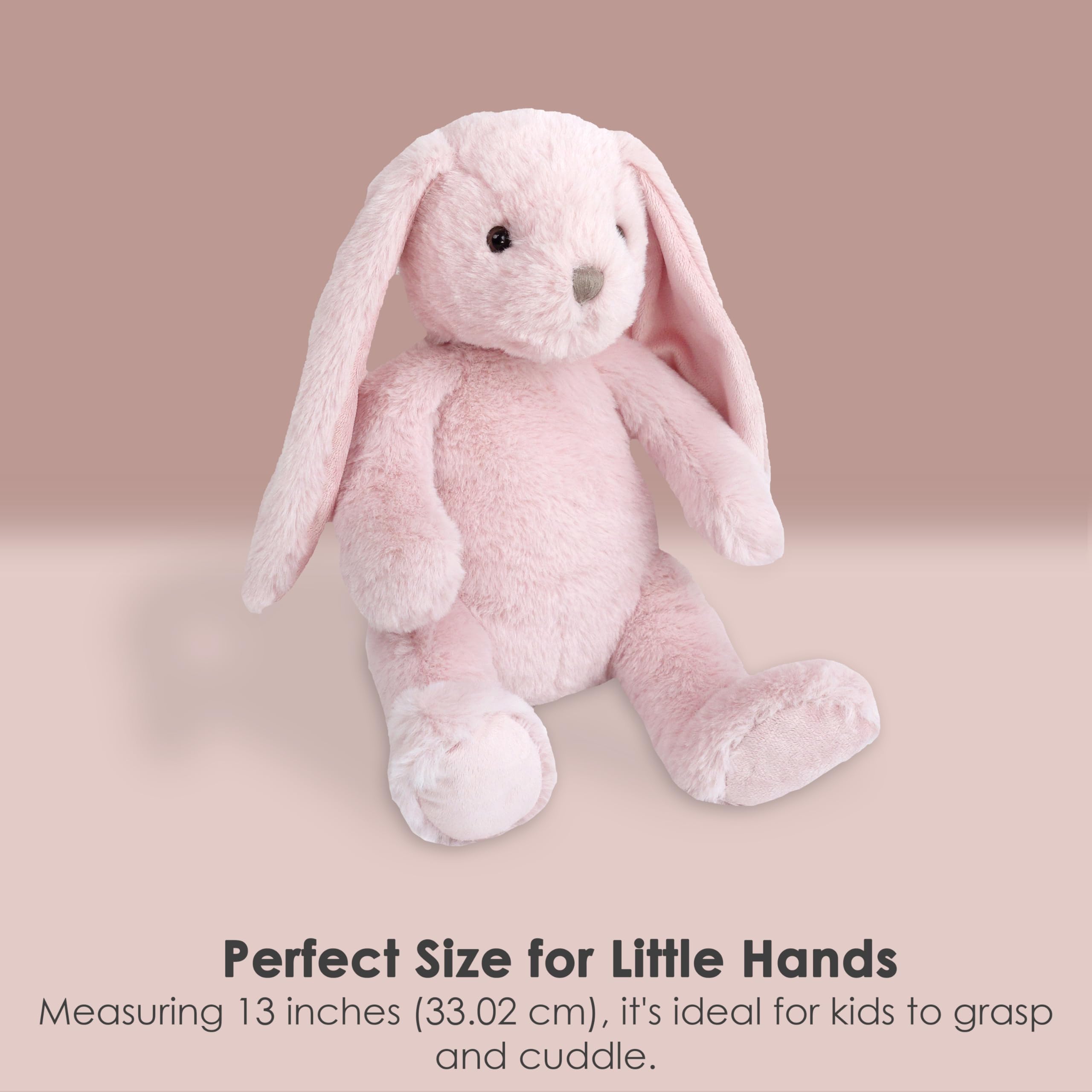 MON AMI Rosie The Bunny 13-Inch Stuffed Animal for Girls, Multicolor, 13 inches - Image 3