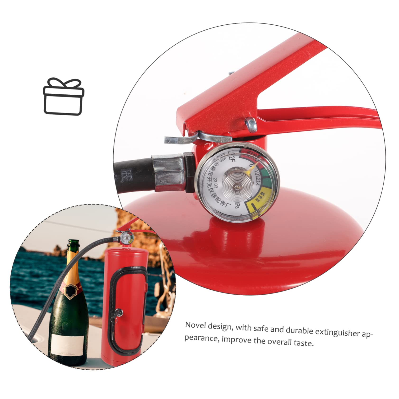 Feuerlöscher Weinkabinett Wein Aufbewahrungsbox Für Rotwein Mit Modernem Metall Design Und Kompakter Größe Ideal Als Jungengeschenk Und Dekoration