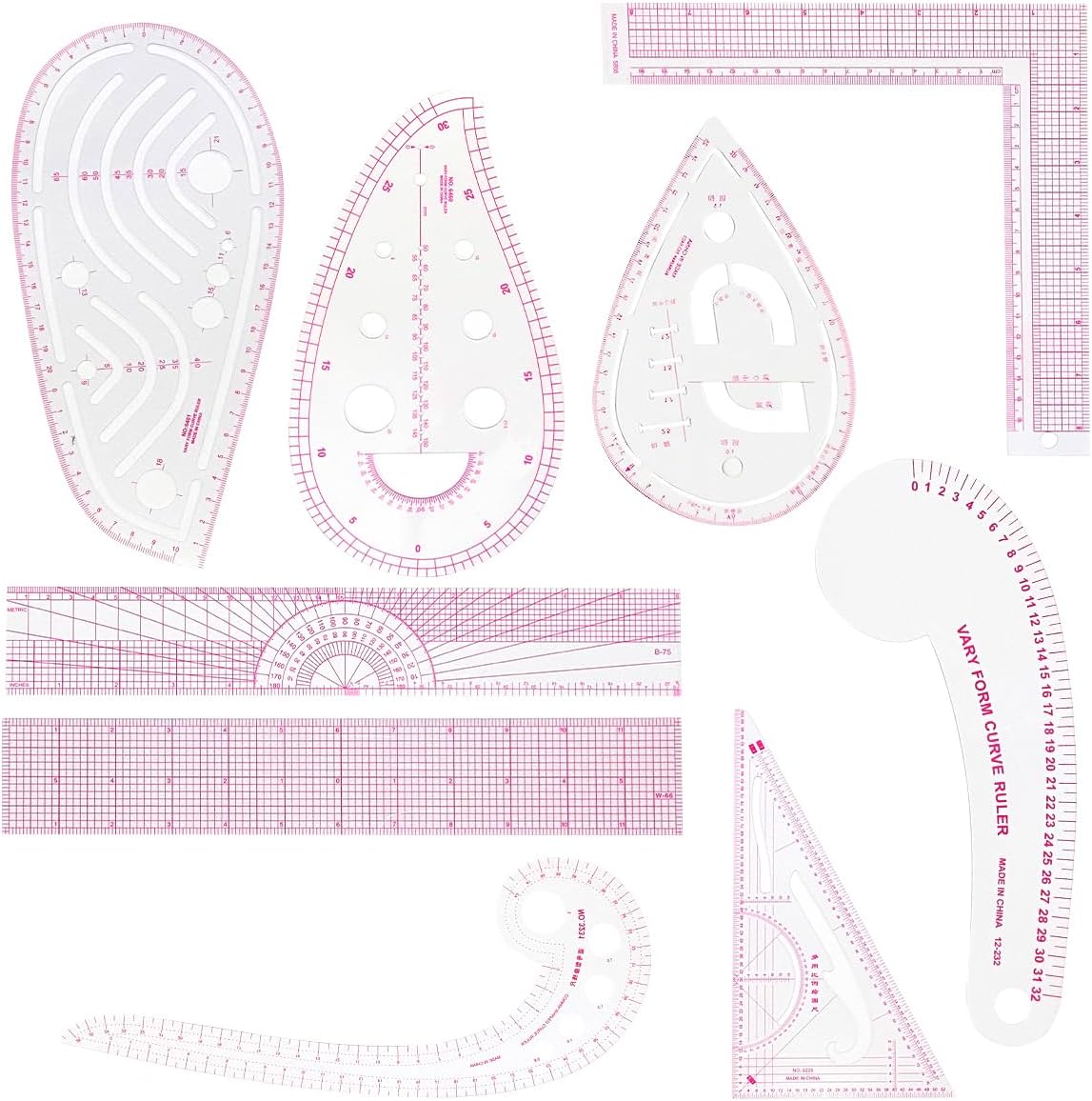 Amazon.com: Dritz See-Thru Dressmakers Sewing Ruler, Clear