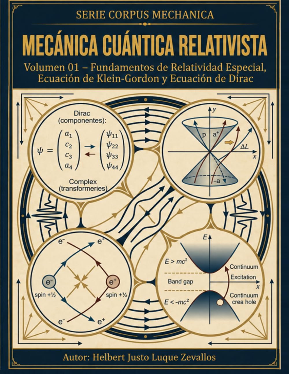 Mecánica Cuántica Relativista Volumen 1: Fundamentos de Relatividad Especial, Ecuación de Klein-Gordon y Ecuación de Dirac (CORPUS MECHANICA)