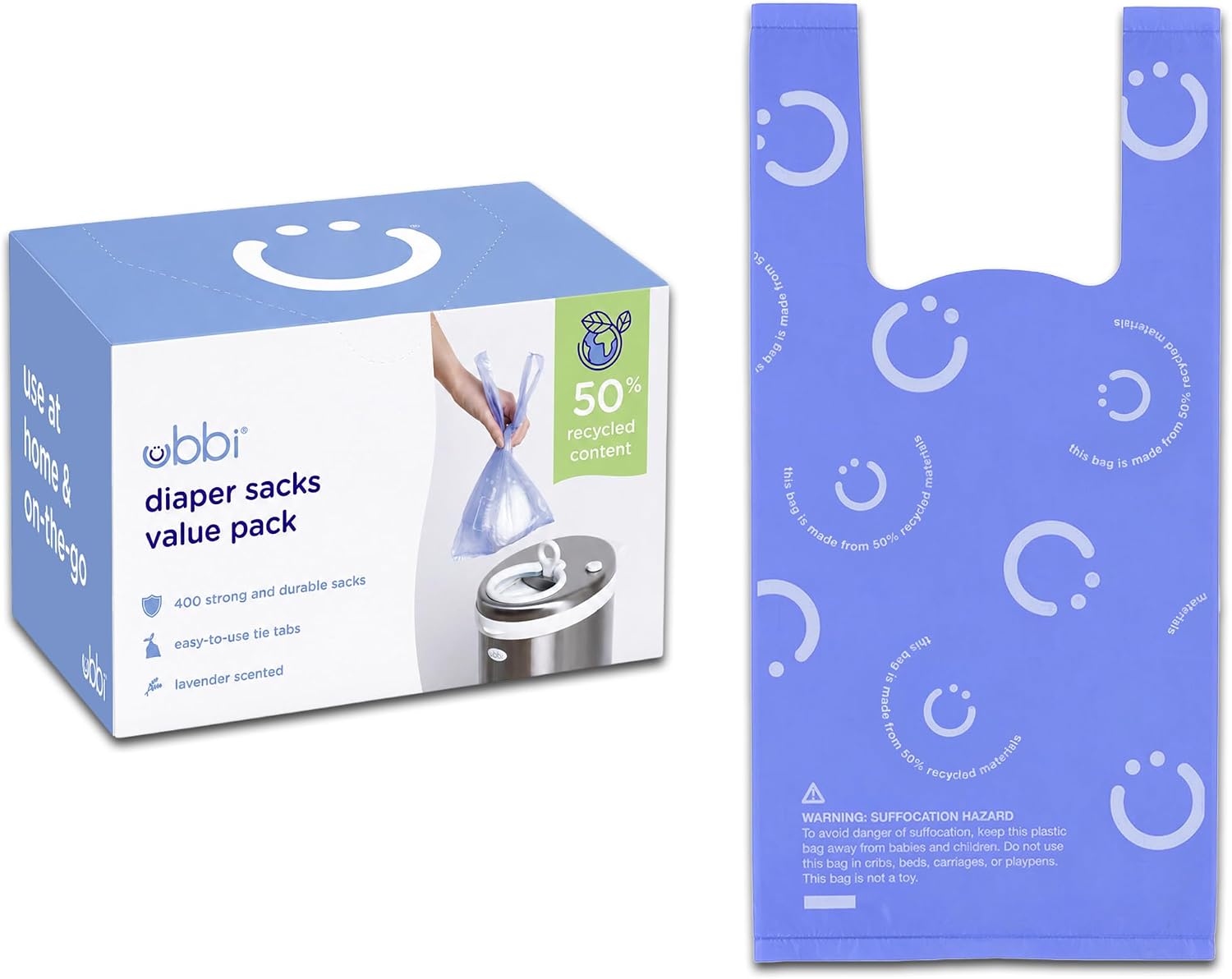 Ubbi Diaper Sacks, 400 ct