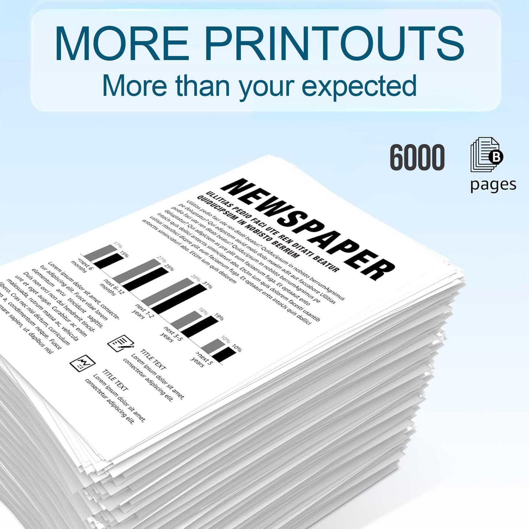 Cartucce toner nere TL-426X per stampanti P3016D e P3306DN Con chip
