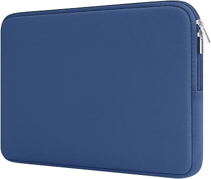 RAINYEAR 14 Inch Laptop Sleeve Protective Case Soft Lining Padded Zipper Cover Carrying Bag Compatible with 14" Notebook Computer Tablet Ultrabook Chromebook Navy Blue, Upgraded Version