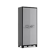 Keter Armadio Alto Titan con Ripiani Regolabili, da interno ed esterno, 80 x 44 x 182 cm