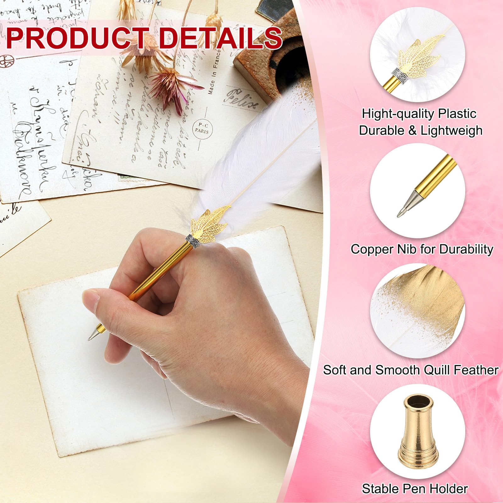 PATIKIL Feather Pen Quill - Image 3