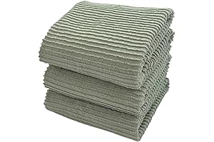 Sage Green Kitchen Dish Towels - A Delight for All Kitchens