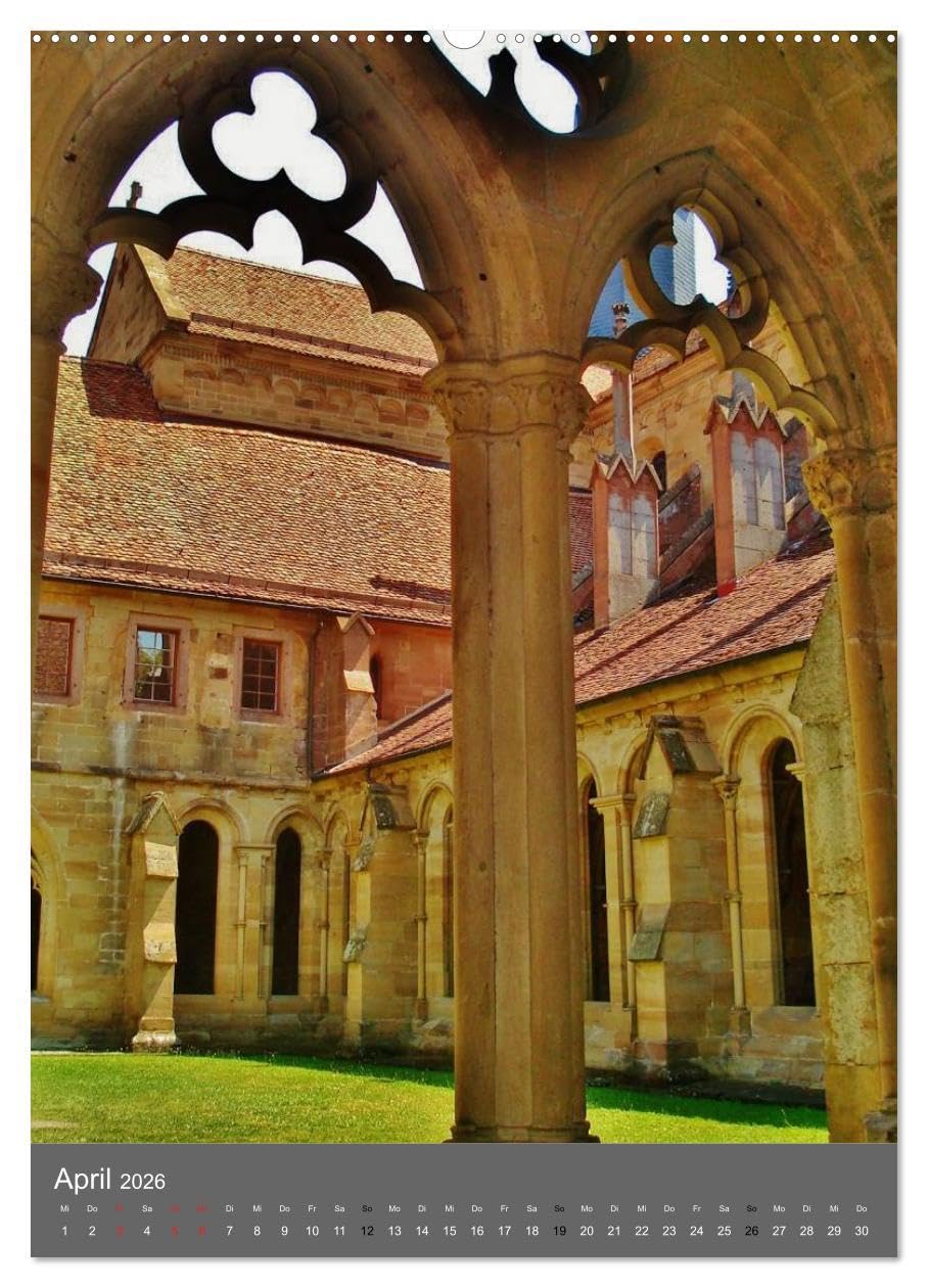 Kirchen und Klöster deutsche Kleinode (hochwertiger Premium Wandkalender 2026 DIN A2 hoch), Kunstdruck in Hochglanz: Historische Architekturen (CALVENDO Orte)
