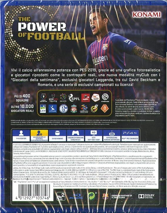 Pes 2019 Turkish Menu Ps4 Game