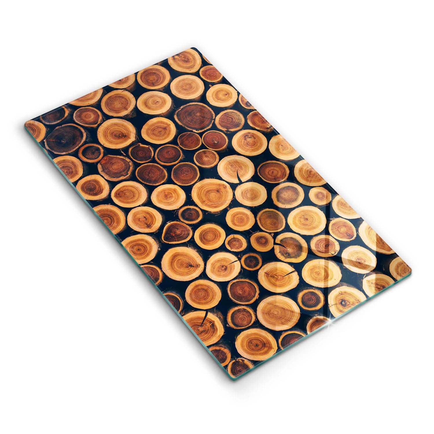 Planche à découper induction Wallfluent en bois noble multicouche de qualité supérieure