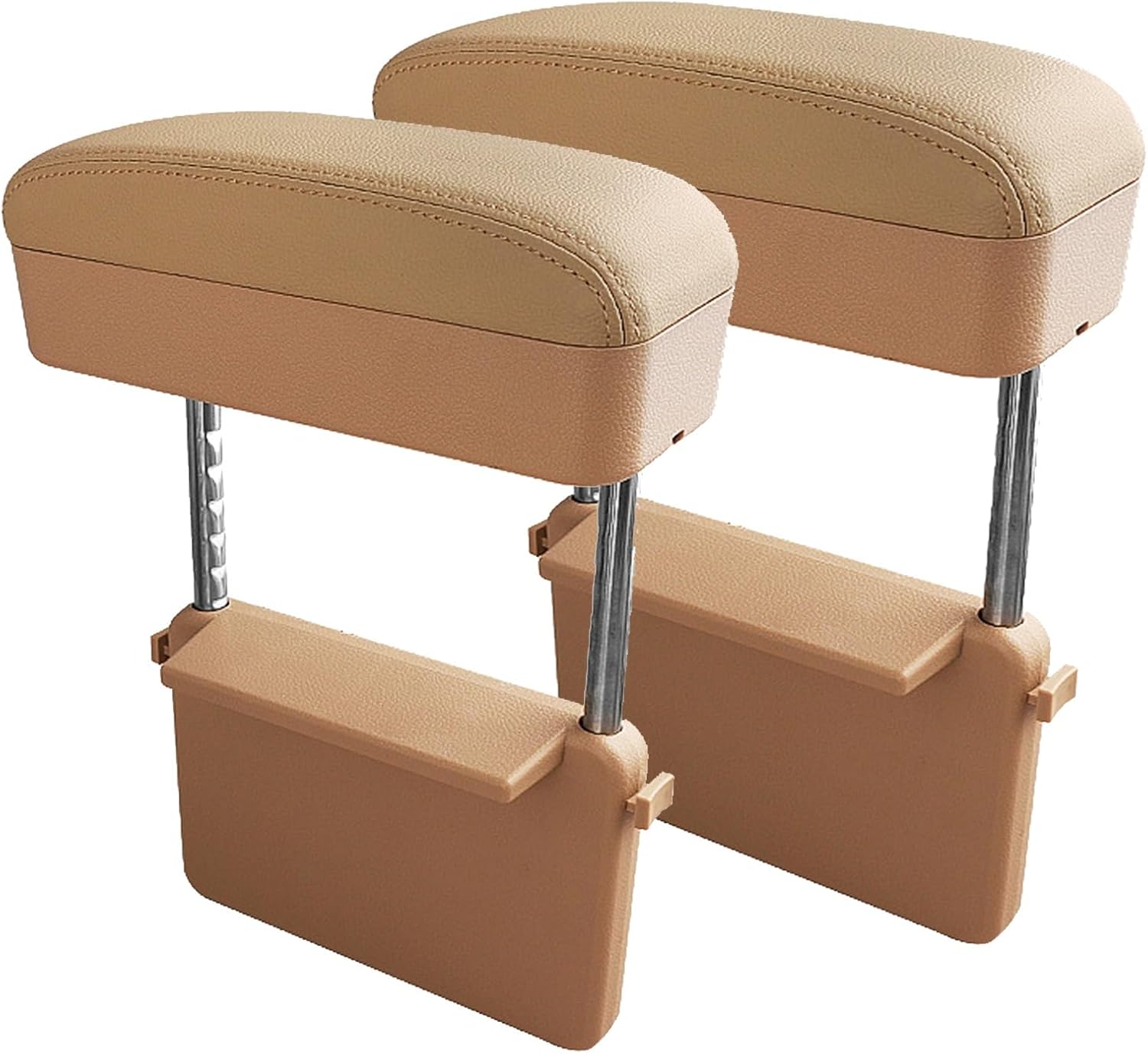 国内即発 VIPにて 日産 エルグランド E52型 後期 2020.10～現行 に適用 車用アームレストクッション 収納ポケット付き 高さ調整可能 滑り止