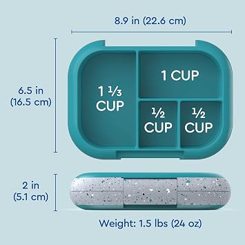 Bentgo Chill Kids (Truly Teal) and Chill Mini (Tide Blues) Lunch Box Set