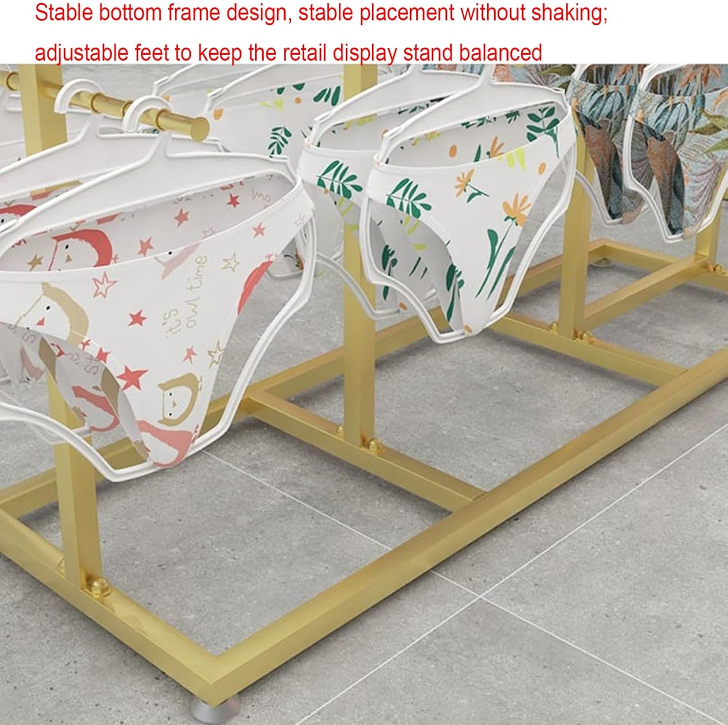 Double-Sided Garment Rack for Clothing Store - Versatile Display Organizer for Underwear, Bras, Panties, Gloves, and Socks - Perfect for Accessories Storage image 4