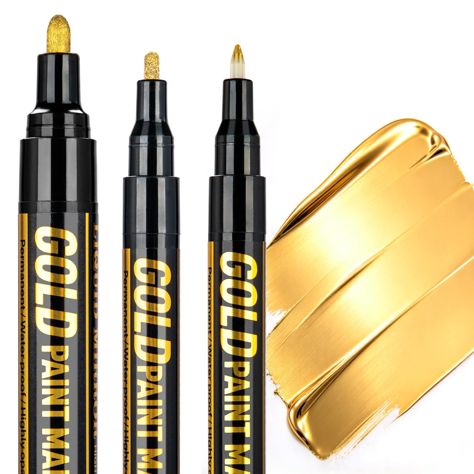 Amazon.com: Art Liquid Gold Chrome Markers, KERIFI Reflective