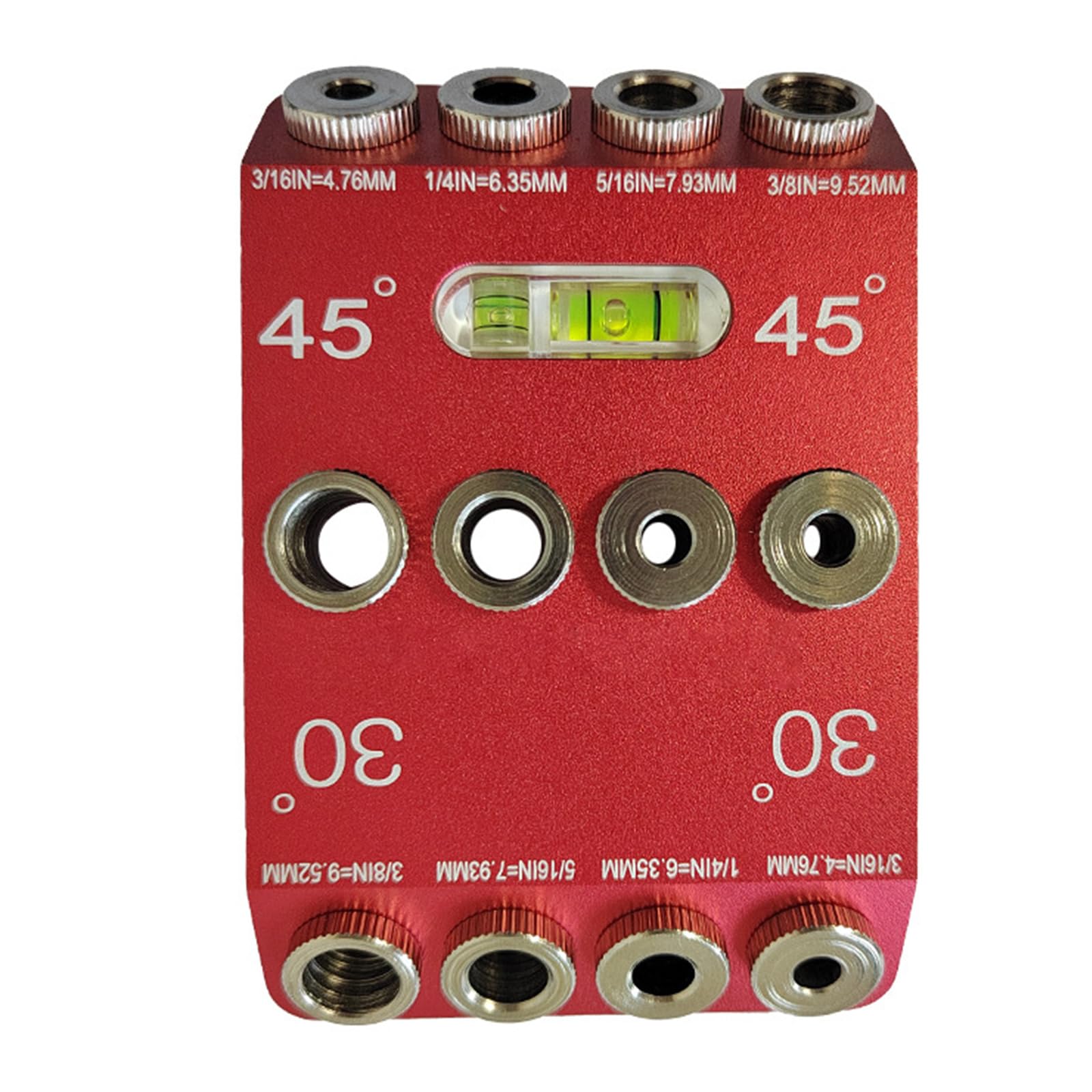 Newft A 30 45 90 Degree Ngled Drill Guide Jig Drill Guide 4 Size Jig For Ngled Nd Straight Holes Metal Hole Heavy Duty For Furniture Making