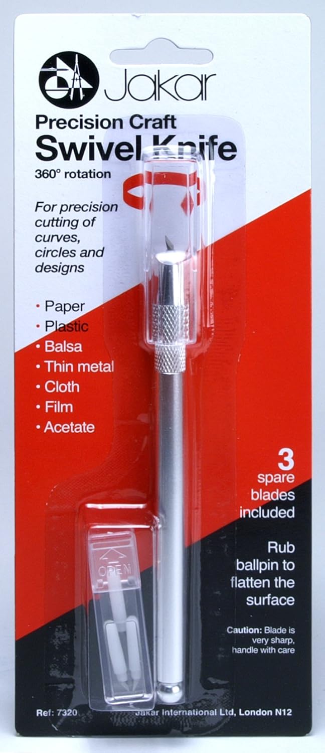Jakar Swivel Knife & 3 Blades (Extra blades sold in 5packs no A7320B