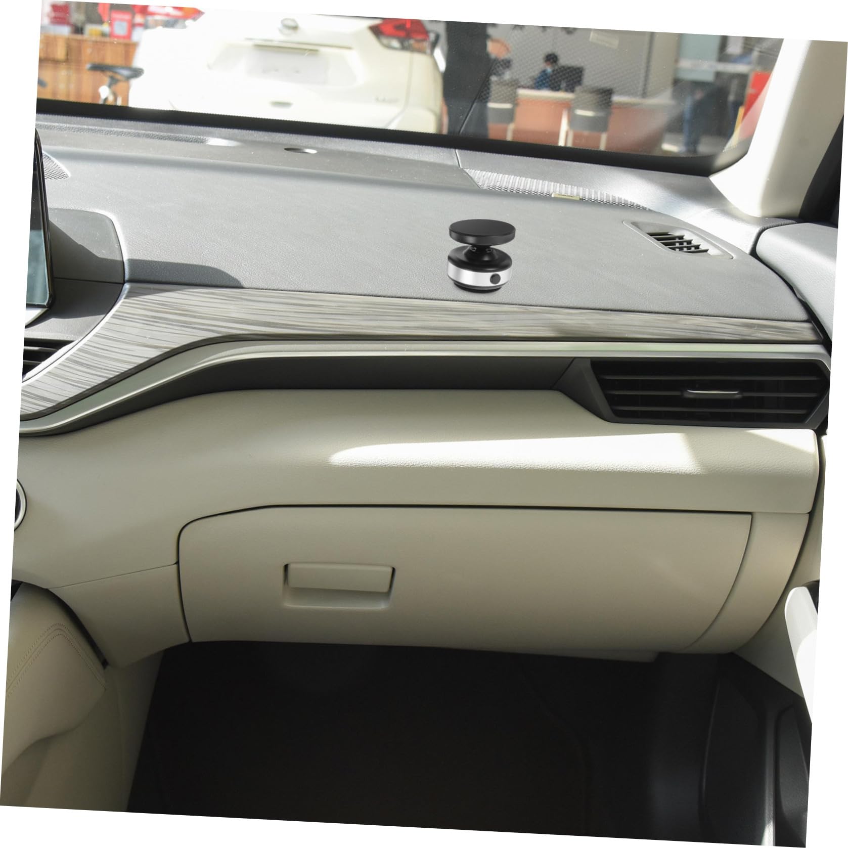 Healeved Supporto Magnetico per Telefono Auto Ventosa Pieghevole in Plastica, Design Compatto per Cruscotto e Cellulare in Auto