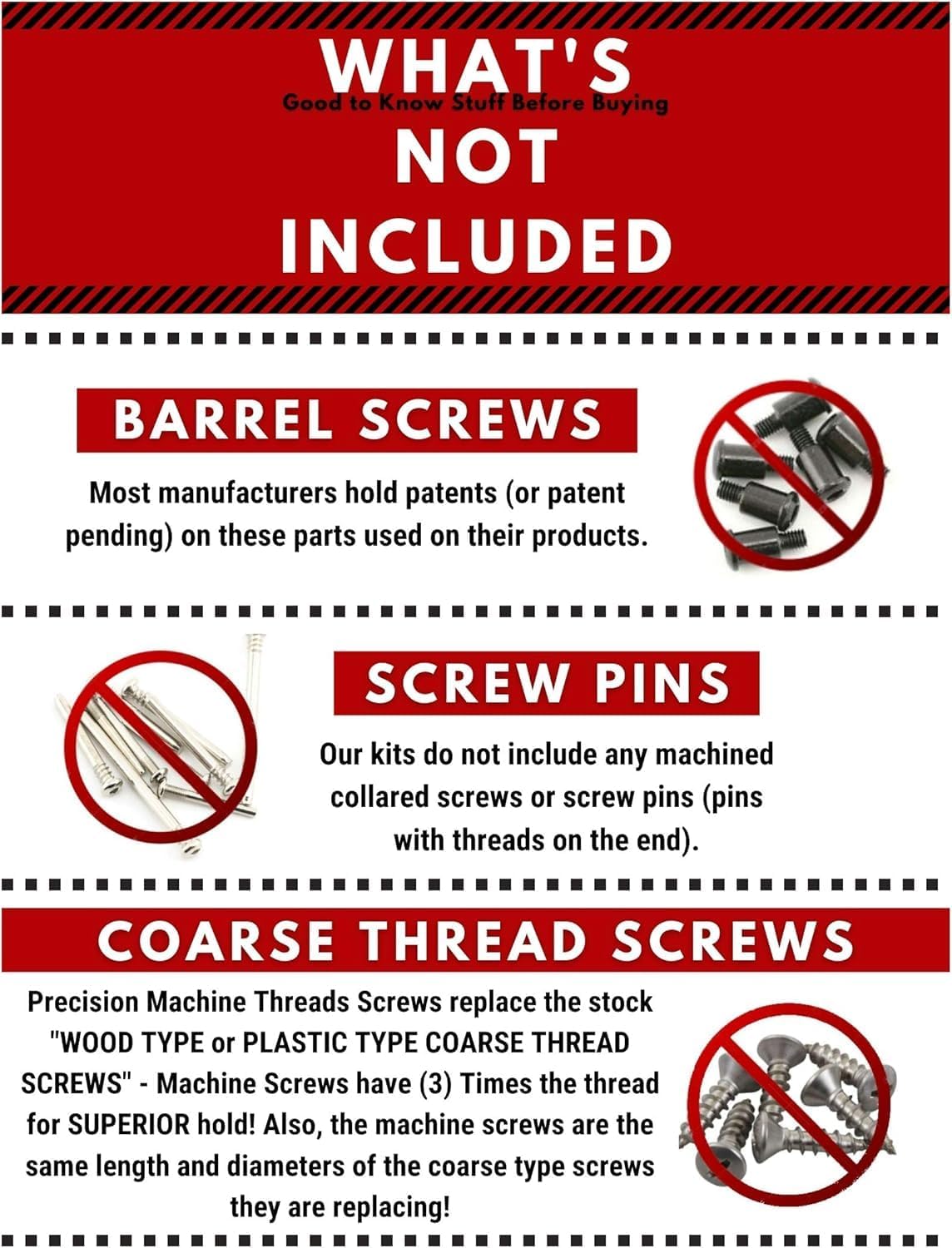 TRA081 - Compatible with Traxxas TRX4 TRX-4 (82056-4) Stainless Steel Screw Kit
