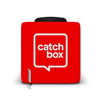 Catchbox Mod Throwable Microphone, Red 2-Sides New Logo