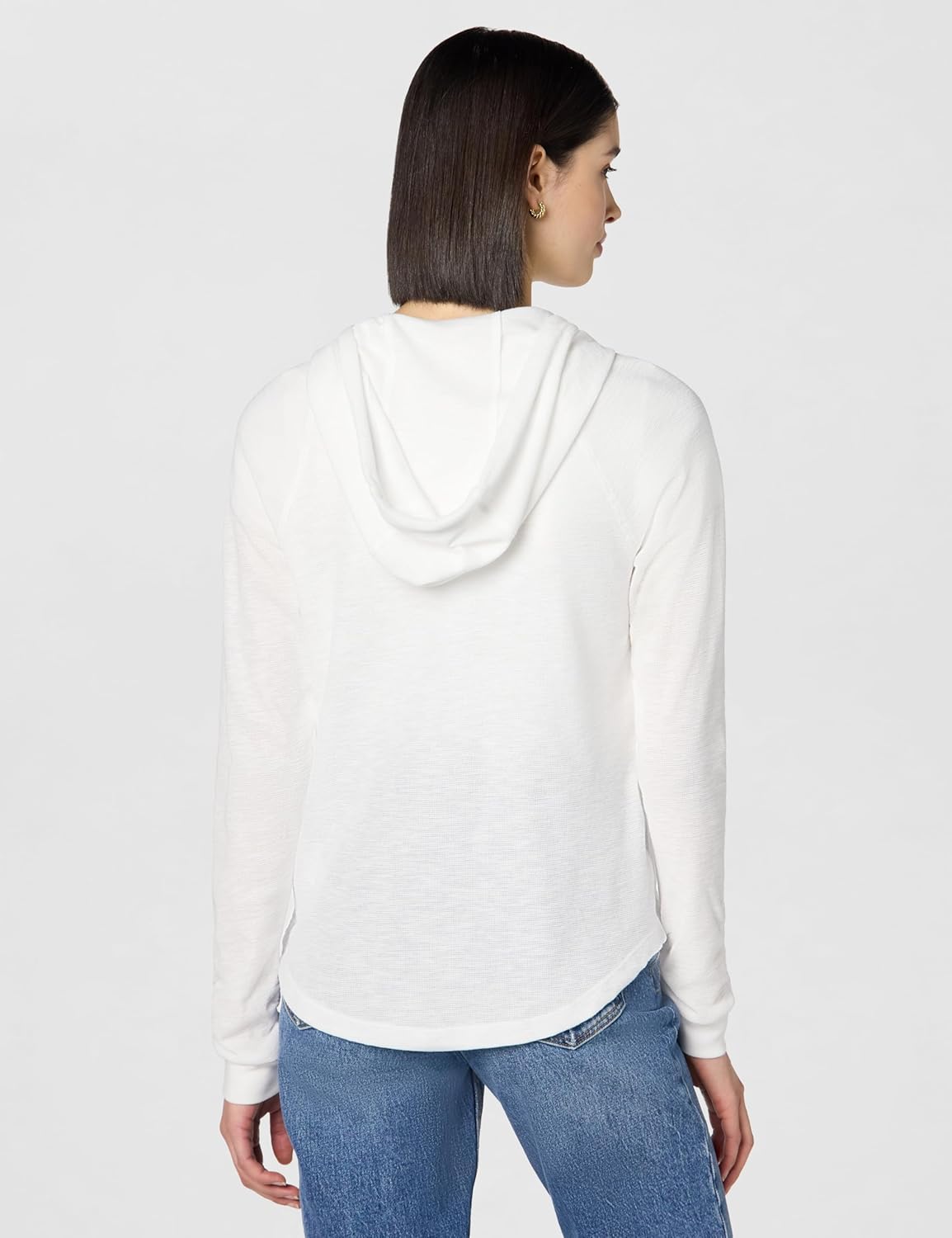 Calvin Klein womens Premium Performance Ruched Long Sleeve Zip Up Hoodie (Standard and Plus) - Image 3