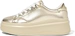 LUCKY STEP Women's Platform Fashion Sneakers Faux Leather Classic Tennis Shoes Low Top Casual Walking Shoes