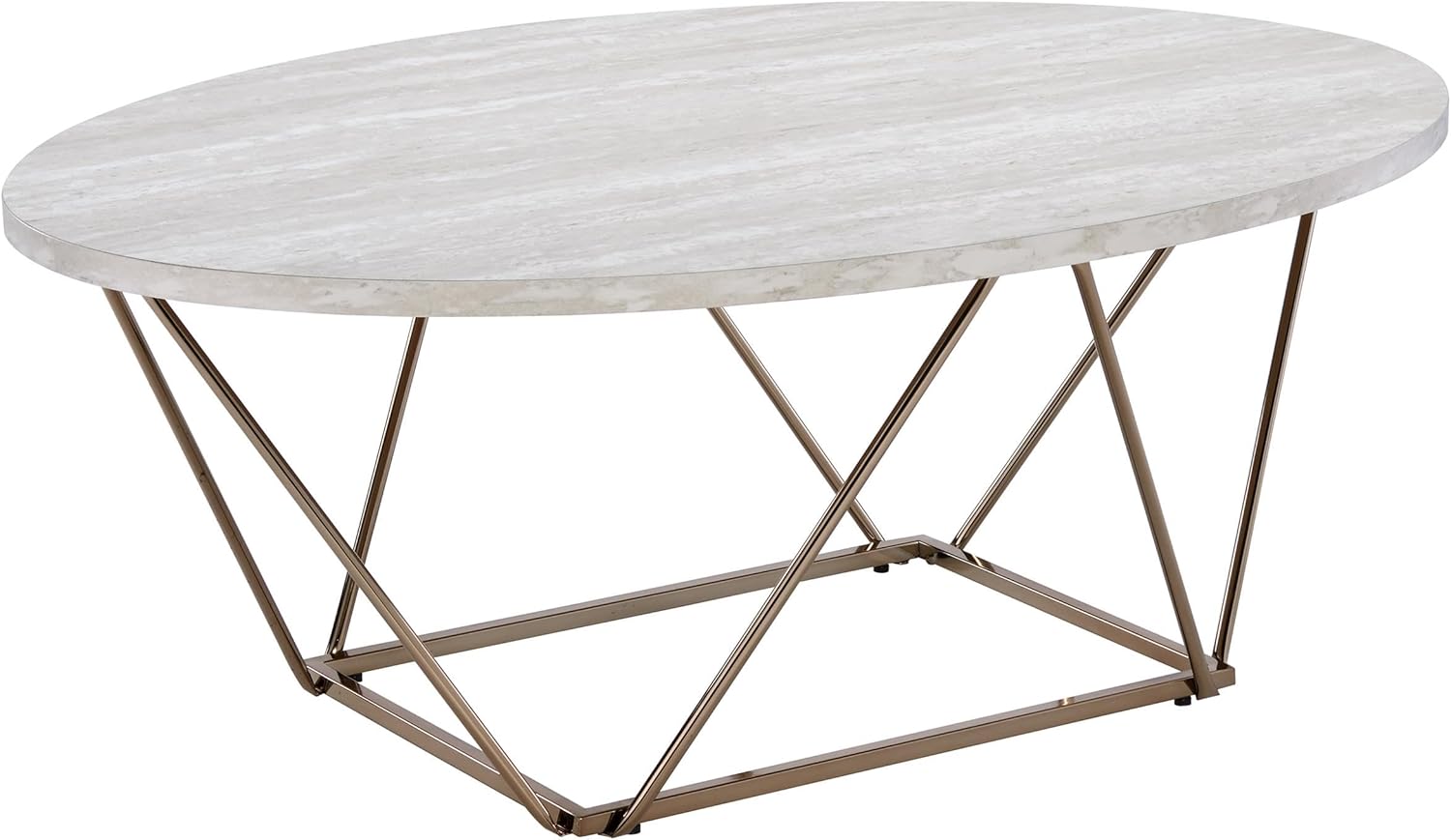 Rowyn Faux Marble Top Cocktail Table
