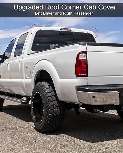 Miniatura 10 de 2 fundas para cabina de esquina de techo, ajuste sellado mejorado para Ford F-250 F-350 F-450 F-550 Super Duty 1999 2000 2001 2002 2003 2004 2005
