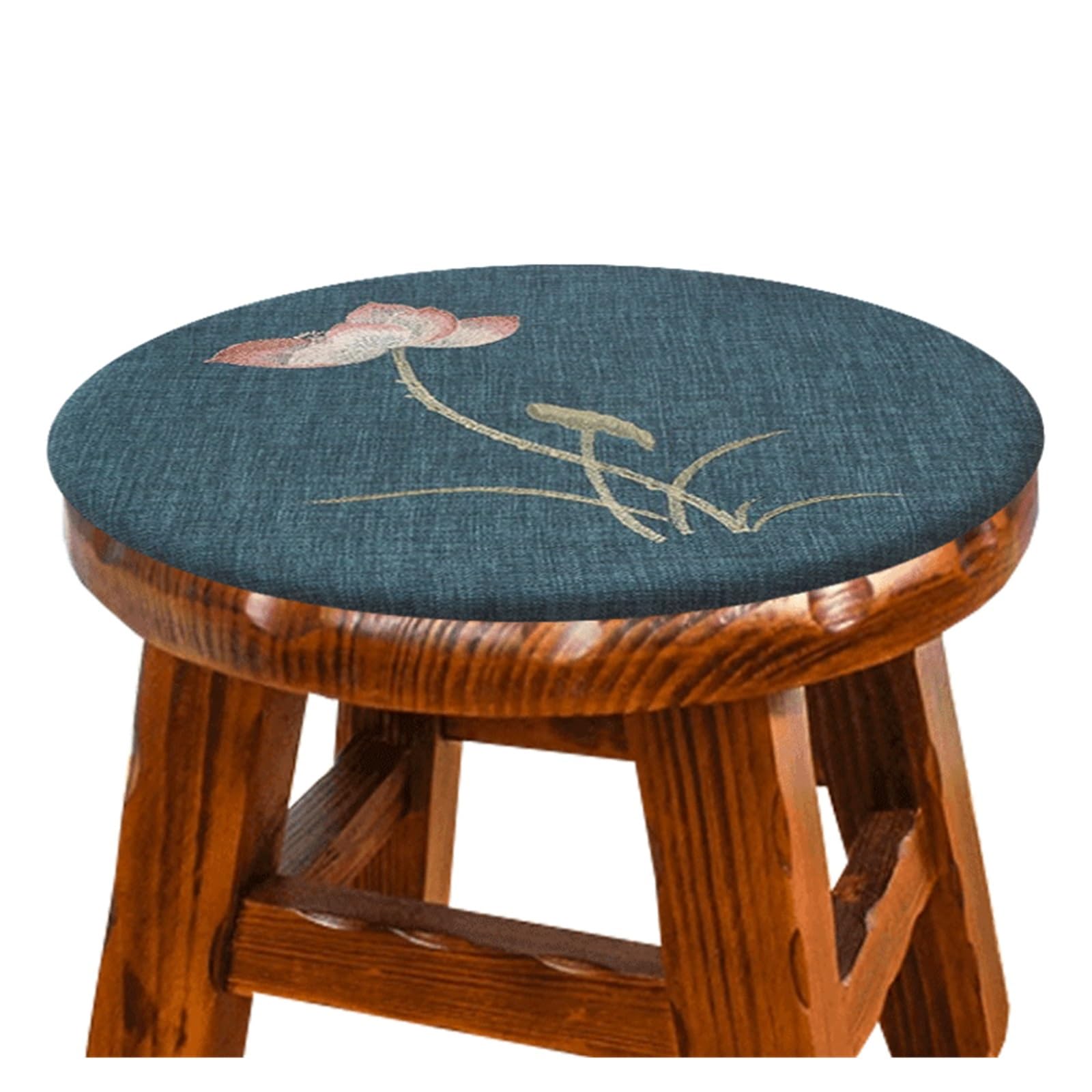 MCNDSI Round Chair Cushion 40cm/35cm/45cm Thick Seat Cushion Pad Dining Garden Chair Cushion Seat Pads Round Stool Cushions for Kitchen(K4,14inch/35cm)
