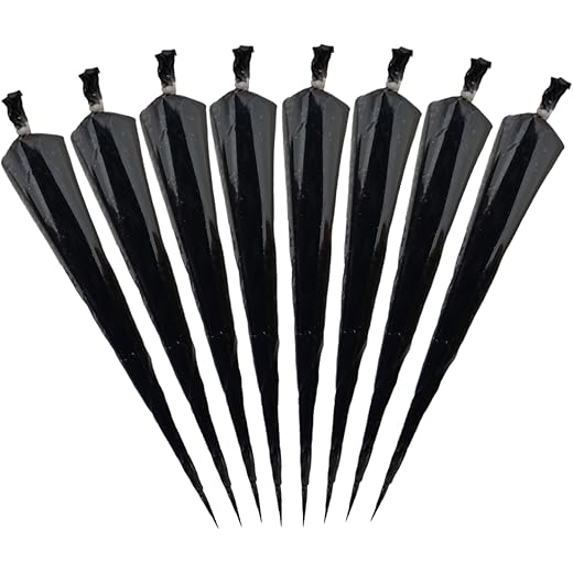 Colorful Glitter Liquid Paste Cones Pack of 8