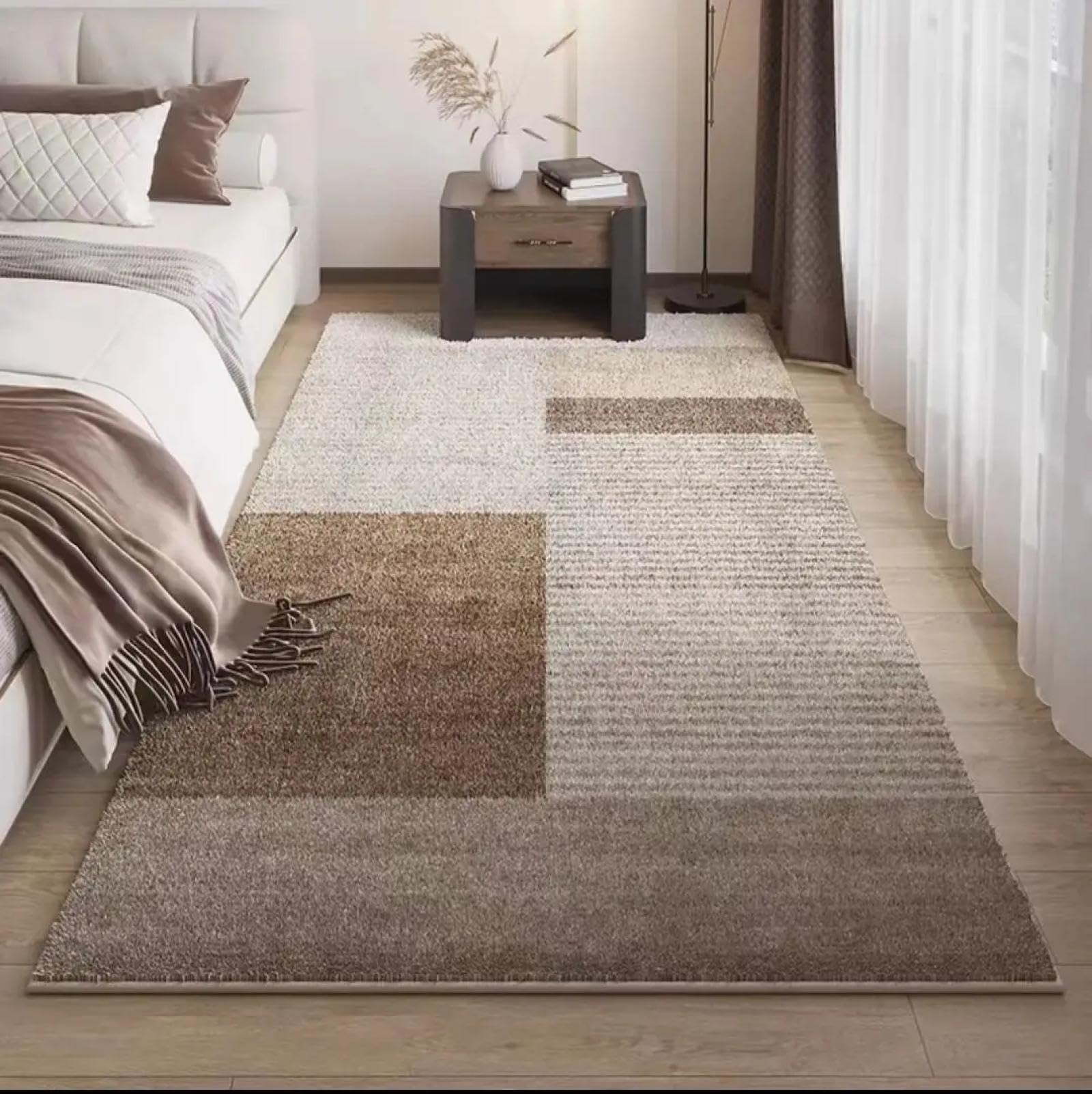 Tapis imitation cachemire de salon chambre doux lavable 60x160