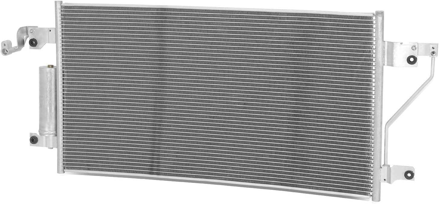 Auto Dynasty Air Conditioning A/C Condenser Compatible with 2016-2019 Nissan Titan XD 5.0L Diesel, Aluminum AC Condenser Replacement DPI 30028, NI3030178